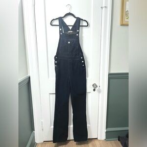 Alexa Chung Navy Corduroy Overalls